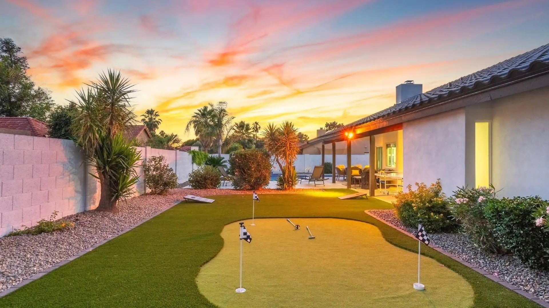 Ferienhaus Modern Escape With Pool Ping Pong & Putting Green Phoenix USA